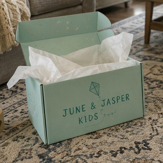 Mailer boxes with logo — customer photo